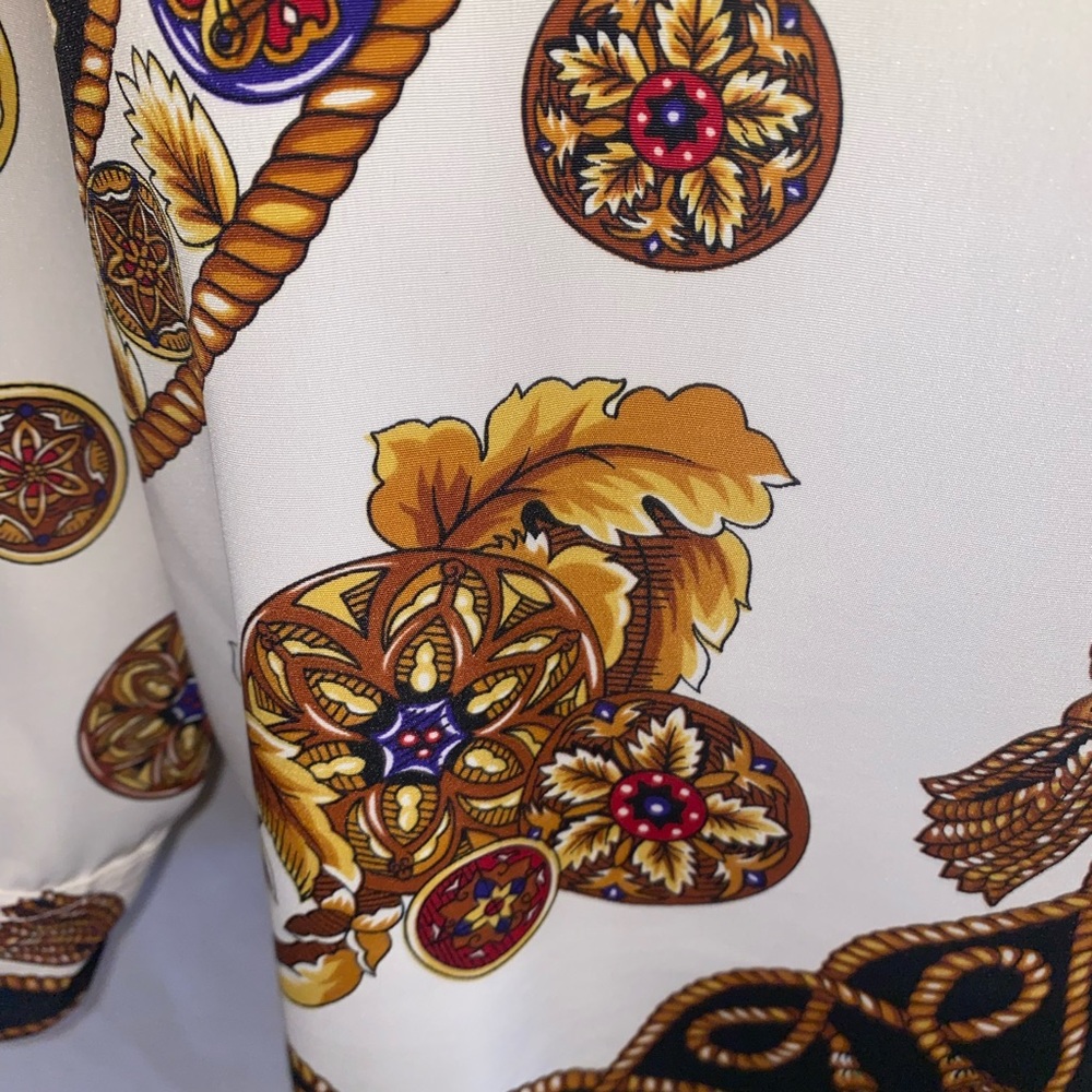 SK & Company Blouse * Versace Look * - Picture 5 of 12